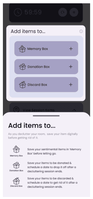 Solution - Memory Box redesign